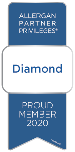 allergan partner privileges diamond proud member ribbon